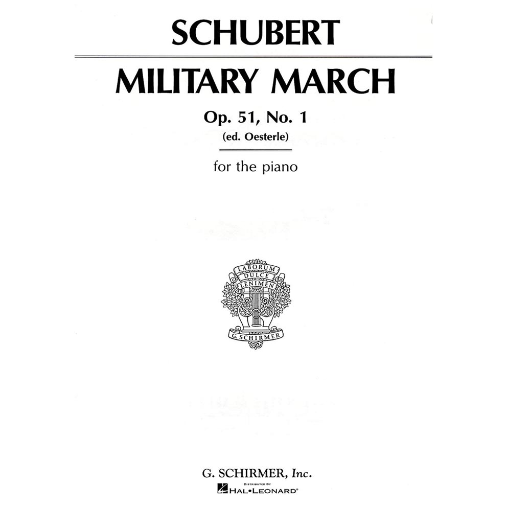Schubert-Marcia-Militaire-Op.51-N-1_503462 Schubert - Marcia Militaire Op.51 N 1 - Image 1