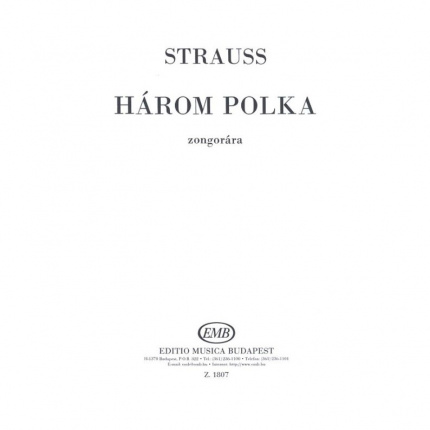 Strauss J. -  3 Polkas