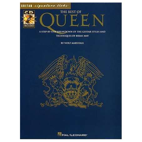 The-Best-of-Queen-Signature-Licks-Guitar-Tab-BKCD-_528604 The Best of Queen - Signature Licks (Guitar Tab - BK/CD ) - Image 1