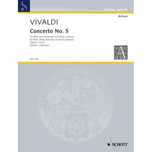 Vivaldi-Concerto-Vol-V-Op-X-N.5-Bass768144 Vivaldi - Concerto Vol V Op X N.5 (Bass) - Image 1