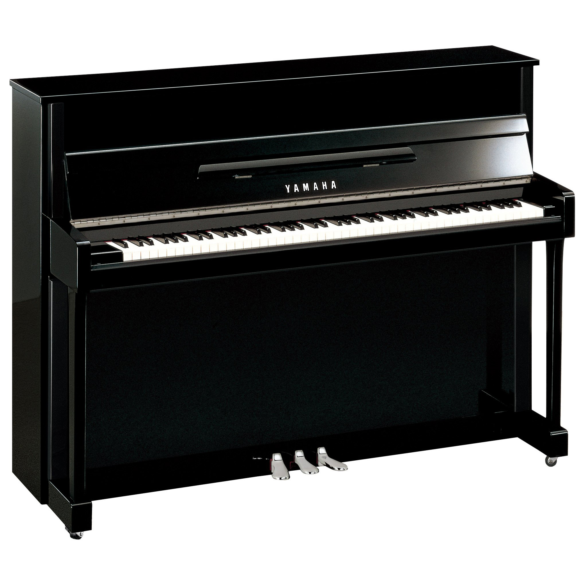 YAMAHA-B2E-Όρθιο-Πιάνο-Μαύρο-Γυαλιστερό-PEC-Chrome-fittings-Silver-Edition278060 YAMAHA B2E Όρθιο Πιάνο Μαύρο Γυαλιστερό PEC Chrome fittings Silver Edition - Image 1