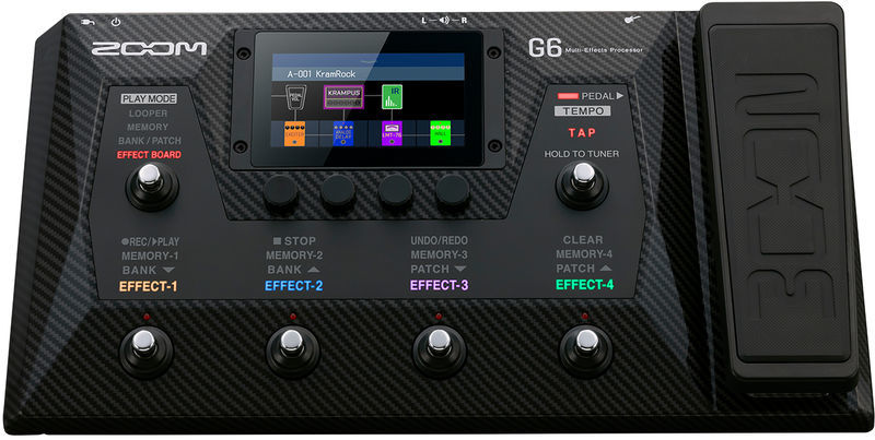ZOOM-G6-Πολυεφέ-Ηλεκτρικής-Κιθάρας846471 ZOOM G6 Πολυεφέ Ηλεκτρικής Κιθάρας - Image 1