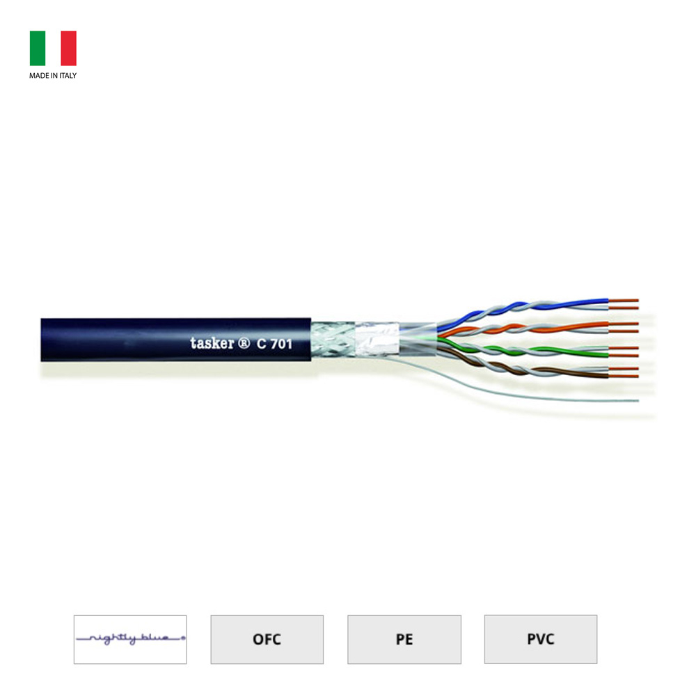 c701 C701 ΚΑΛΩΔΙΟ ΔΙΚΤΥΟΥ CAT 5E TASKER (Bulk m) TASKER - Image 1