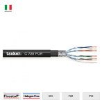 C728 PUR LAN CABLE 6A S F.T.P. (Κουλ. 100m) TASKER
