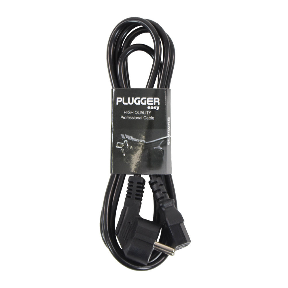 plugger-power-cable-iec-female-pc16-male IEC EUROPE 1.8M PLUGGER - Image 1