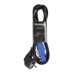 POWERCON-EU 1.8m/ 0.75mm² PLUGGER