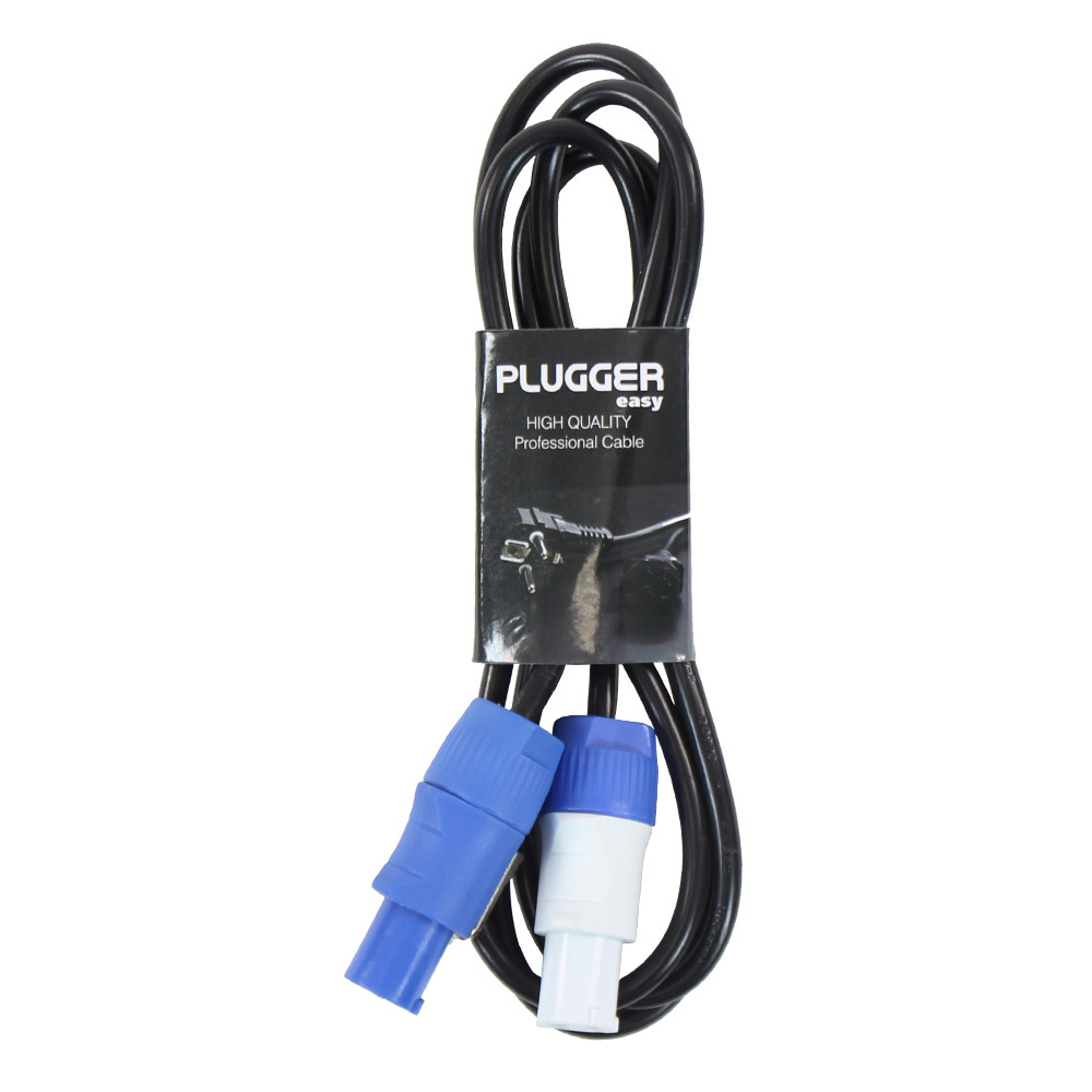 plugger-powercon-link-cable LINK POWERCON 1.8m/0.75mm² PLUGGER - Image 1