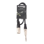 XLR MALE - JACK ST 0.6m PLUGGER