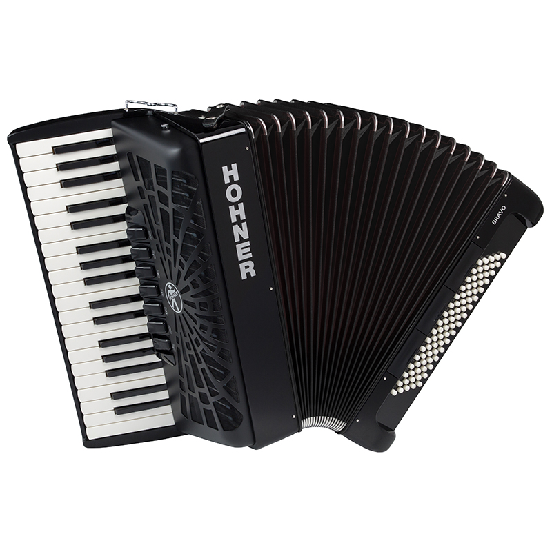 HOHNER-Bravo-III-80-RED-A16432-Silent-Key-Ακκορντεόν-Kόκκινο897841 HOHNER Bravo III 80 Silent Key Ακκορντεόν μαύρο - Image 1