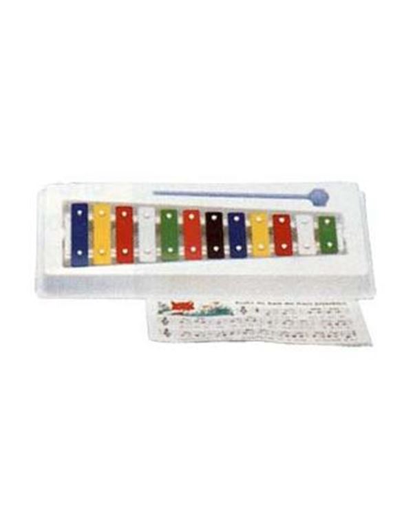 goldon-11003-metallofono-me-12-notes-chromatistes-enlarge GOLDON 11003 Μεταλλόφωνο με 12 νότες χρωματιστές - Image 1