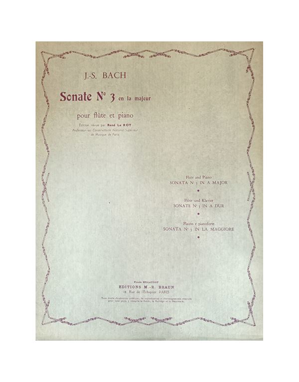 bach-sonata-n.3-a-maj.-enlarge Bach Sonata N.3 A-Maj. - Image 1