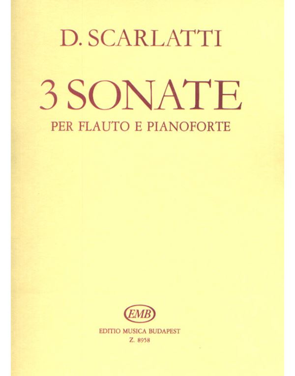 scarlatti-3-sonate-enlarge Scarlatti - 3 Sonate - Image 1