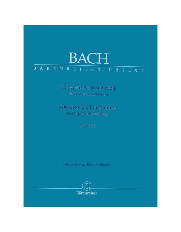bach-johann-sebastian-concerto-no.1-in-d-minor-bwv-1052-urtext-enlarge Bach Johann Sebastian - Concerto No. 1 in D Minor, BWV 1052 (URTEXT) - Image 1