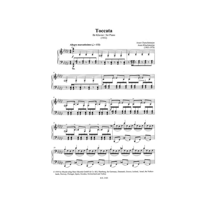 Khachaturian Aram - Toccata For Piano | ΚΑΠΠΑΚΟΣ