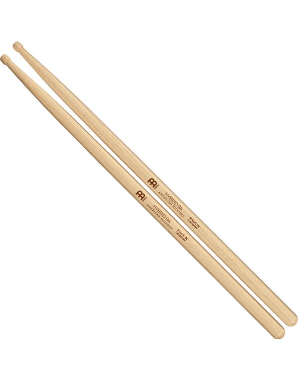 meinl-hybrid-hickory-9a-wood-bagketes-enlarge MEINL Hybrid Hickory 9A Wood Μπαγκέτες - Image 1