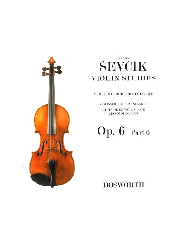 sevcik-otakar-violin-studies-op.6-part-6-enlarge Sevcik Otakar - Violin Studies, Op.6, Part 6 - Image 1