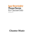 Stravinsky Igor - Three Pieces For Clarinet Solo | ΚΑΠΠΑΚΟΣ