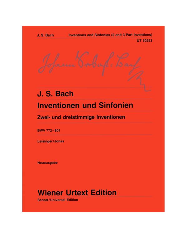 bach-j.s.inventionen-und-sinfonien-2-3-parts-inventions-enlarge Bach J. S. - Inventionen Und Sinfonien (2 & 3 Parts Inventions) - Image 1