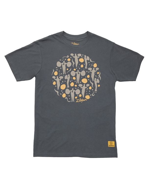 zildjian-limited-edition-400th-anniversary-classical-tee-t-shirt-large-enlarge ZILDJIAN Limited Edition 400th Anniversary Classical Tee T-Shirt Large - Image 1