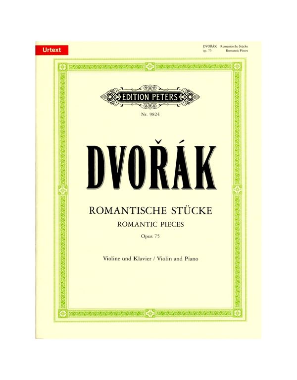 dvorak-antonin-romantische-stucke-romantic-pieces-op.75-for-violin-piano-enlarge Dvorak Antonin - Romantische Stucke (Romantic Pieces) Op.75, For Violin & Piano - Image 1