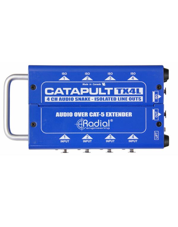 radial-tx4l-catapult-4-channel-cat-5-audio-snake-enlarge RADIAL TX4L Catapult 4-Channel Cat 5 Audio Snake - Image 1