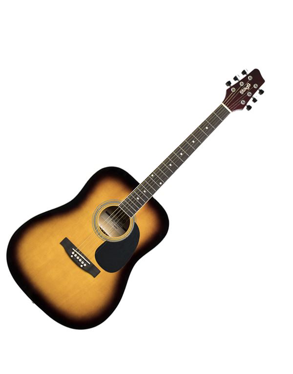 stagg-sa20d-snb-akoustiki-kithara-sunburst-enlarge STAGG SA20D SNB Ακουστική Κιθάρα Sunburst - Image 1