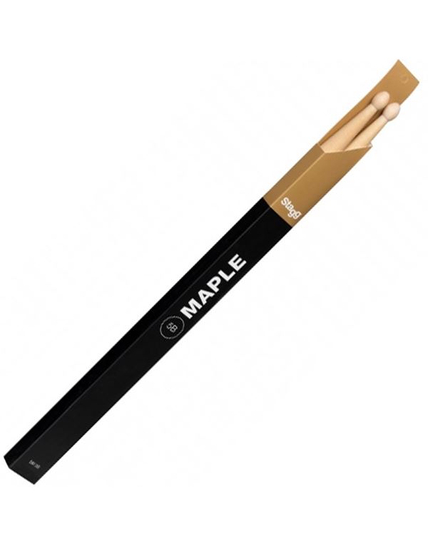 stagg-sm5b-bagketes-maple-5b-wood-tip-enlarge STAGG SM5B Μπαγκέτες Maple 5B Wood Tip - Image 1