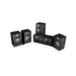 WHARFEDALE DX-3 HCP σύστημα ηχείων 5.0 σε μαύρο χρώμα