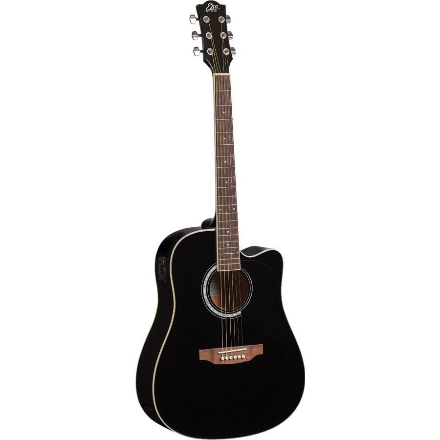 06216610b RANGER CWEQ BLACK EKO GUITARS - Image 1
