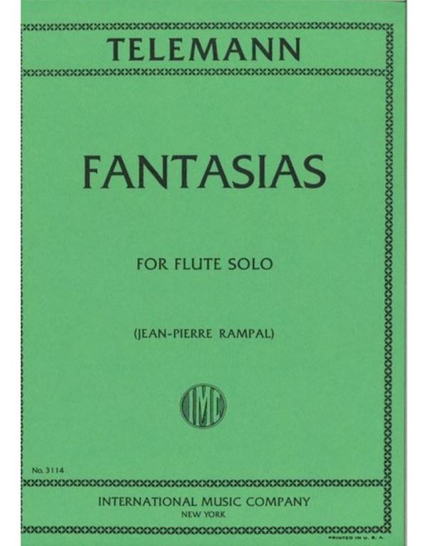 telemann-12-fantasias-enlarge Telemann - 12 Fantasias - Image 1