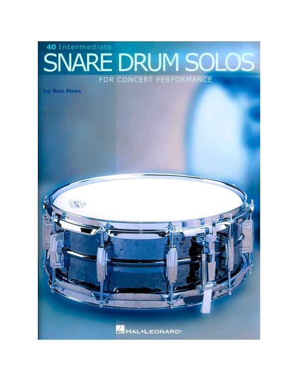 hans-ben-40-intermediate-snare-drum-solos-for-concert-performance-enlarge Hans Ben - 40 Intermediate Snare Drum Solos (For Concert Performance) - Image 1