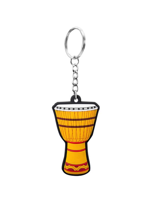 musicianxdesigner-brelok-djembe-kitrino-enlarge MusicianxDesigner Μπρελόκ Djembe (Κίτρινο) - Image 1