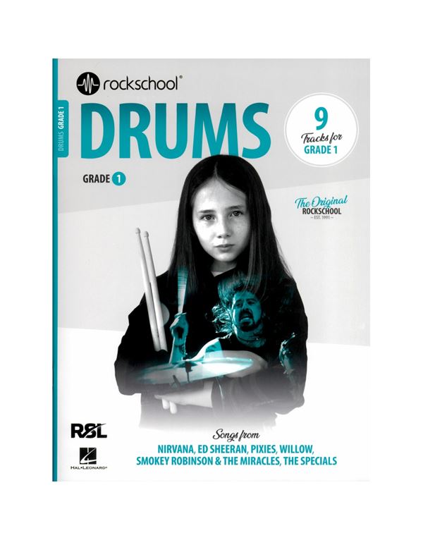 rockschool-drums-grade-1-enlarge RockSchool - Drums Grade 1 - Image 1