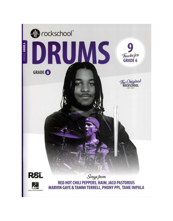 rockschool-drums-grade-6-2024-enlarge Rockschool - Drums Grade 6 (2024) - Image 1