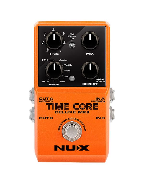 nux-time-core-deluxe-mkii-petali-delay-looper-enlarge NUX Time Core Deluxe MKII Πετάλι Delay/Looper - Image 1