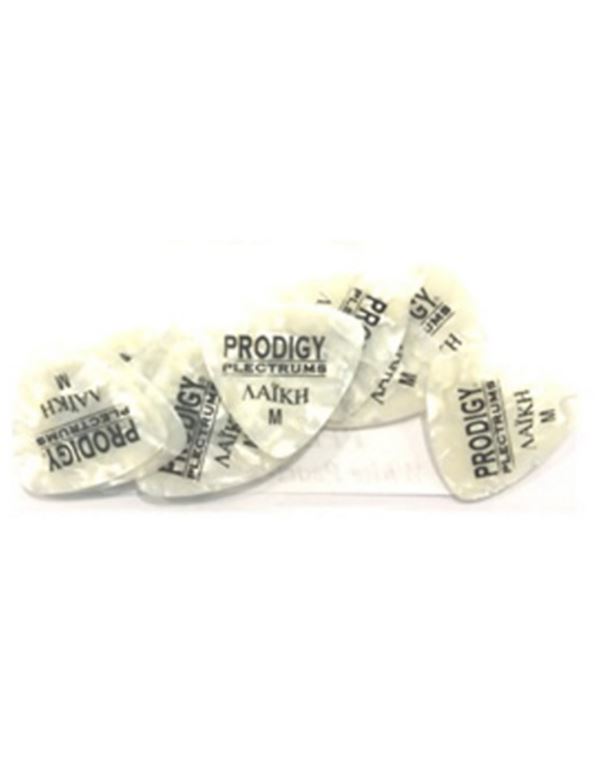 prodigy-penes-bouzoukiou-tzoura-baglama-laiki-medium-wp-pearl-set-12tmch-enlarge PRODIGY Πέννες Μπουζουκιού - Τζουρά - Μπαγλαμα Λαϊκή Medium WP Pearl (Σετ 12τμχ) - Image 1