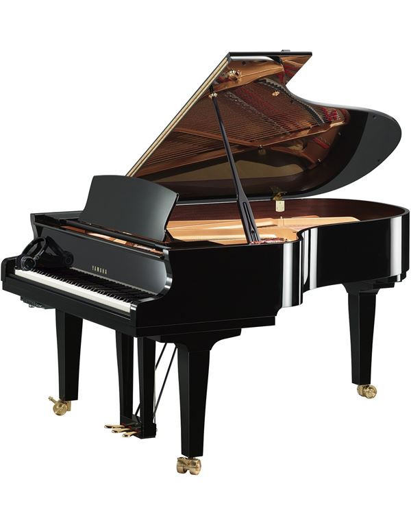 yamaha-c5x-sh3-silent-piano-me-oura-mavro-gyalistero-enlarge YAMAHA C5X SH3 Silent Πιάνο με Ουρά Μαύρο Γυαλιστερό - Image 1
