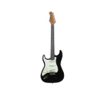 EKO GUITARS ST300 LH BLACK | Αριστερόχειρη Ηλεκτρική Κιθάρα Τύπου Stratocaster, Μαύρη