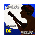 DR Strings Moonbeams UFSC Clear Fluorocarbon Χορδές Soprano/Concert Ukulele Σετ