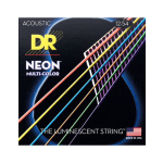 DR Strings Neon Multicolor NMCA-12 Coated Phosphor Bronze Χορδές Ακουστικής Κιθάρας .012 -.054 Light