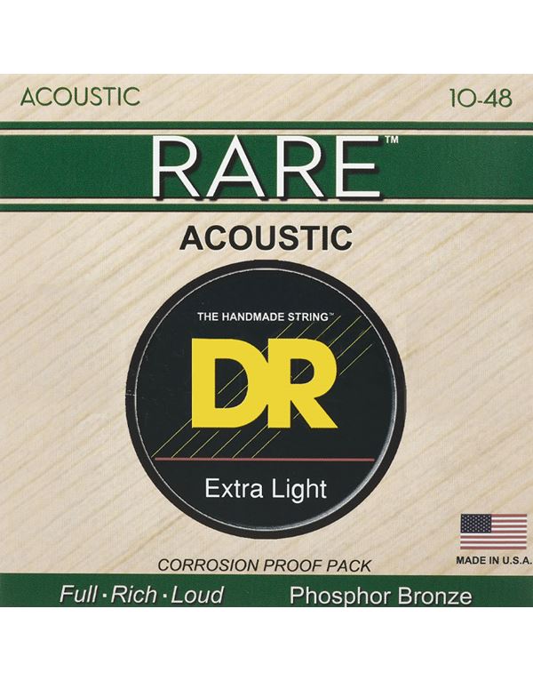 dr-strings-rare-rpl-10-phosphor-bronze-chordes-akoustikis-kitharas.010.048-extra-light-enlarge DR Strings Rare RPL-10 Phosphor Bronze Χορδές Ακουστικής Κιθάρας .010 -.048 Extra-Light - Image 1