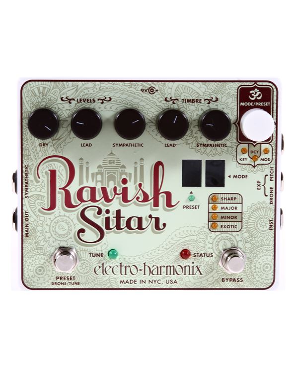 electro-harmonix-ravish-sitar-petali-enlarge ELECTRO-HARMONIX Ravish Sitar Πετάλι - Image 1