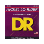 DR Strings LO-RIDER NLH-40 Nickel-Plated Steel Χορδές Ηλεκτρικού Μπάσου .040-.100 Light, Long Scale