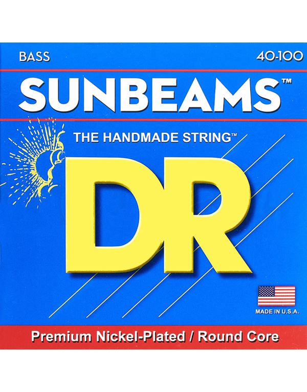 dr-strings-sunbeams-nlr-40-nickel-plated-steel-chordes-ilektrikou-basou.040.100-light-long-scale-enlarge DR Strings SUNBEAMS NLR-40 Nickel-Plated Steel Χορδές Ηλεκτρικού Μπάσου .040-.100 Light, Long Scale - Image 1