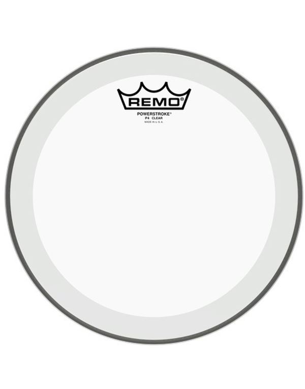 remo-p4-0310-bp-powerstroke-4-clear-10-derma-tom-enlarge REMO P4-0310-BP Powerstroke 4 Clear 10'' Δέρμα Τομ - Image 1