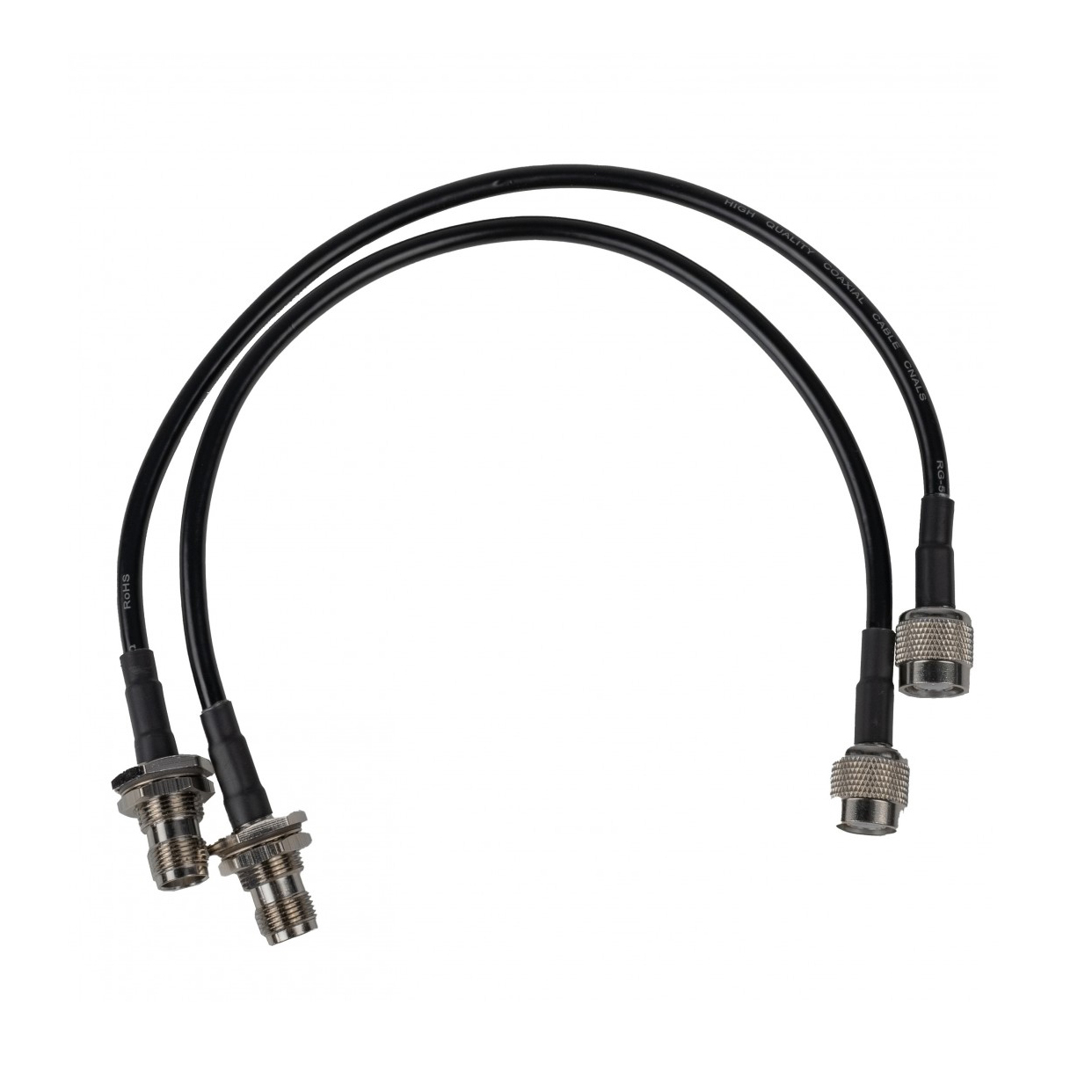txzz4tnc-zzipp-antenna-cable-tnc-m-tnc-f ZZiPP TXZZ4TNC | Ζεύγος Καλώδια Κεραίας Rear to Front, TNC M / TNC F, 34.5cm - Image 1