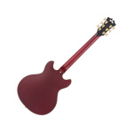D' ANGELICO Deluxe Mini DC Satin Trans Wine Ηλεκτρική Κιθάρα - Image 2