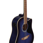 EKO GUITARS RANGER CWEQ BLUE SUNBURST | Ηλεκτρακουστική Κιθάρα Cutaway, Μπλε - Image 3