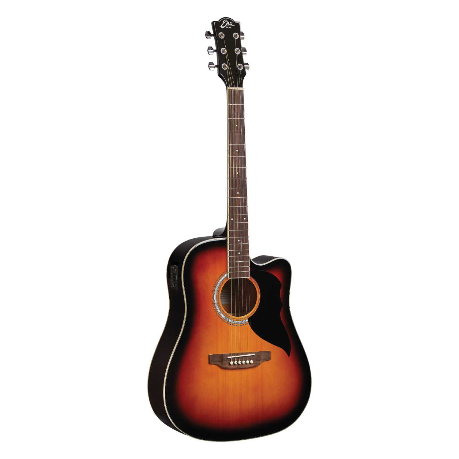 eko-guitars-ranger-cweq-red-sunburst-kit EKO GUITARS RANGER CWEQ BROWN SUNBURST | Ηλεκτρακουστική Κιθάρα Cutaway - Image 1