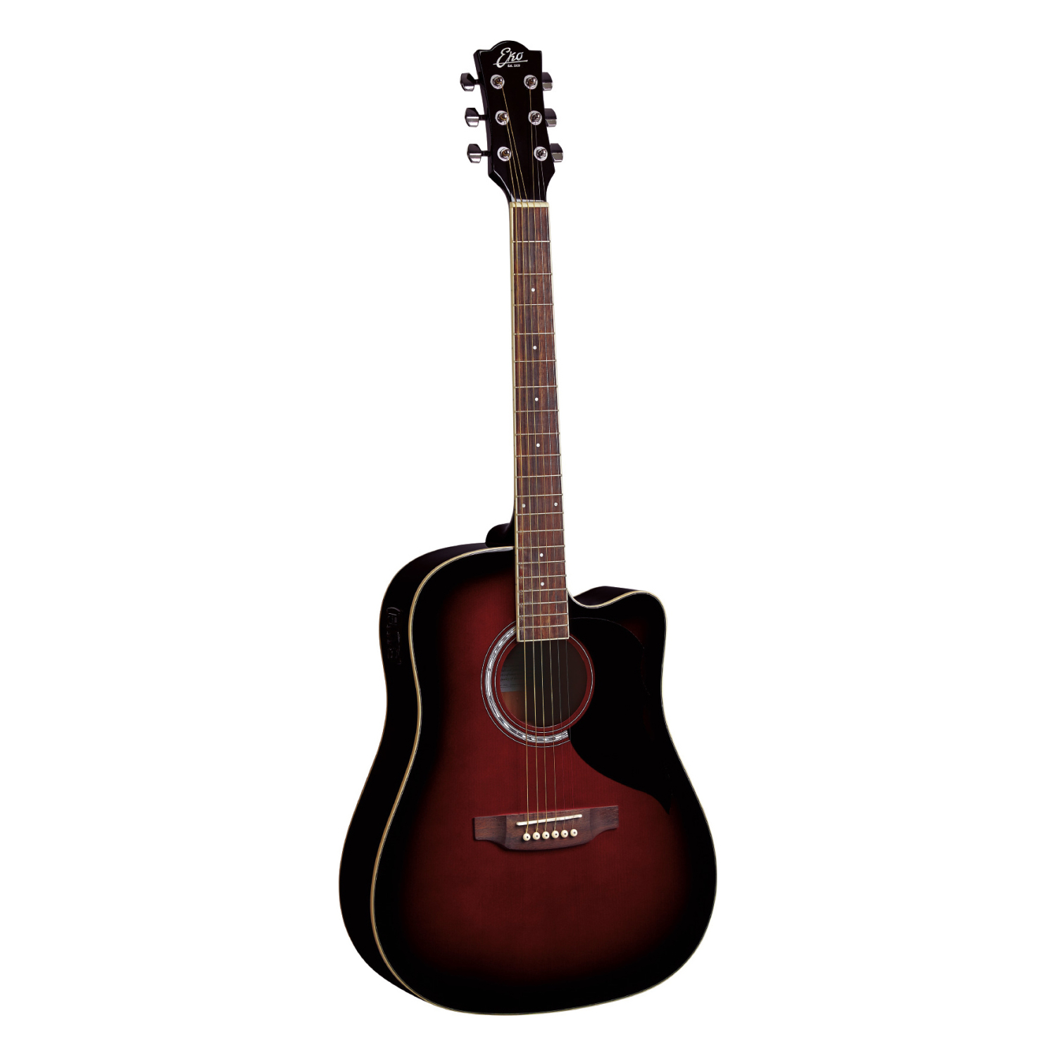 eko-guitars-ranger-cweq-red-sunburst-kit EKO GUITARS RANGER CWEQ RED SUNBURST | Ηλεκτρακουστική Κιθάρα Cutaway - Image 1